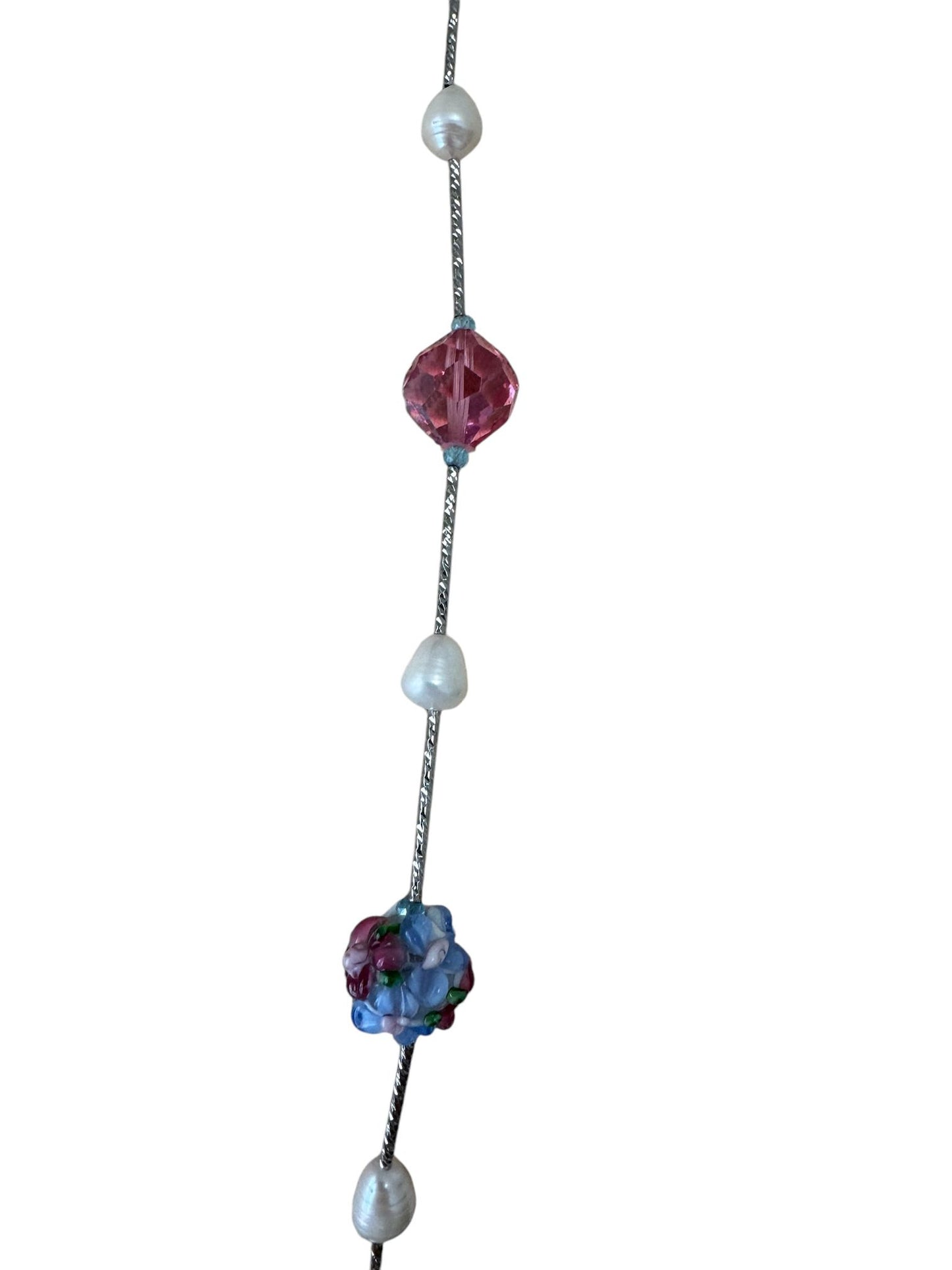 Fresh Water Pearl Swarovski Beads Japanese Carved Glass Bead